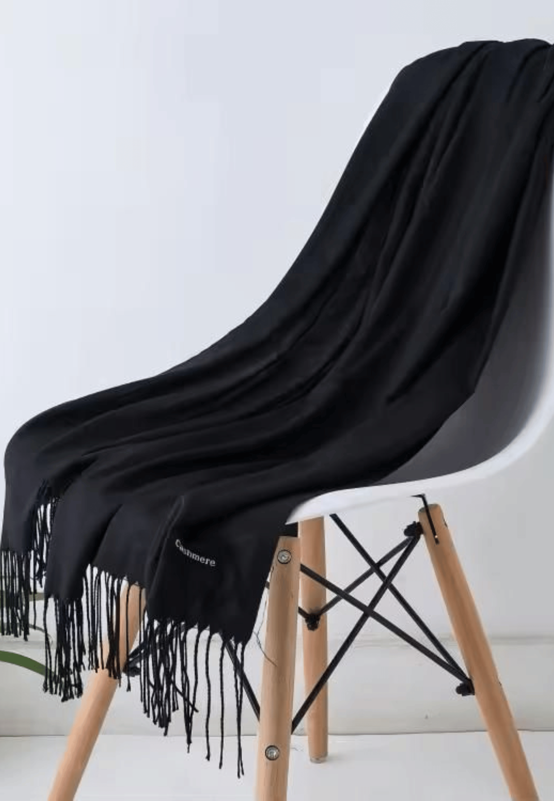 Elegant Solid-Color Stole Collection – Set of 4